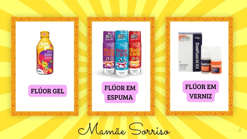 ways of applying fluoride in gel, foam and varnish