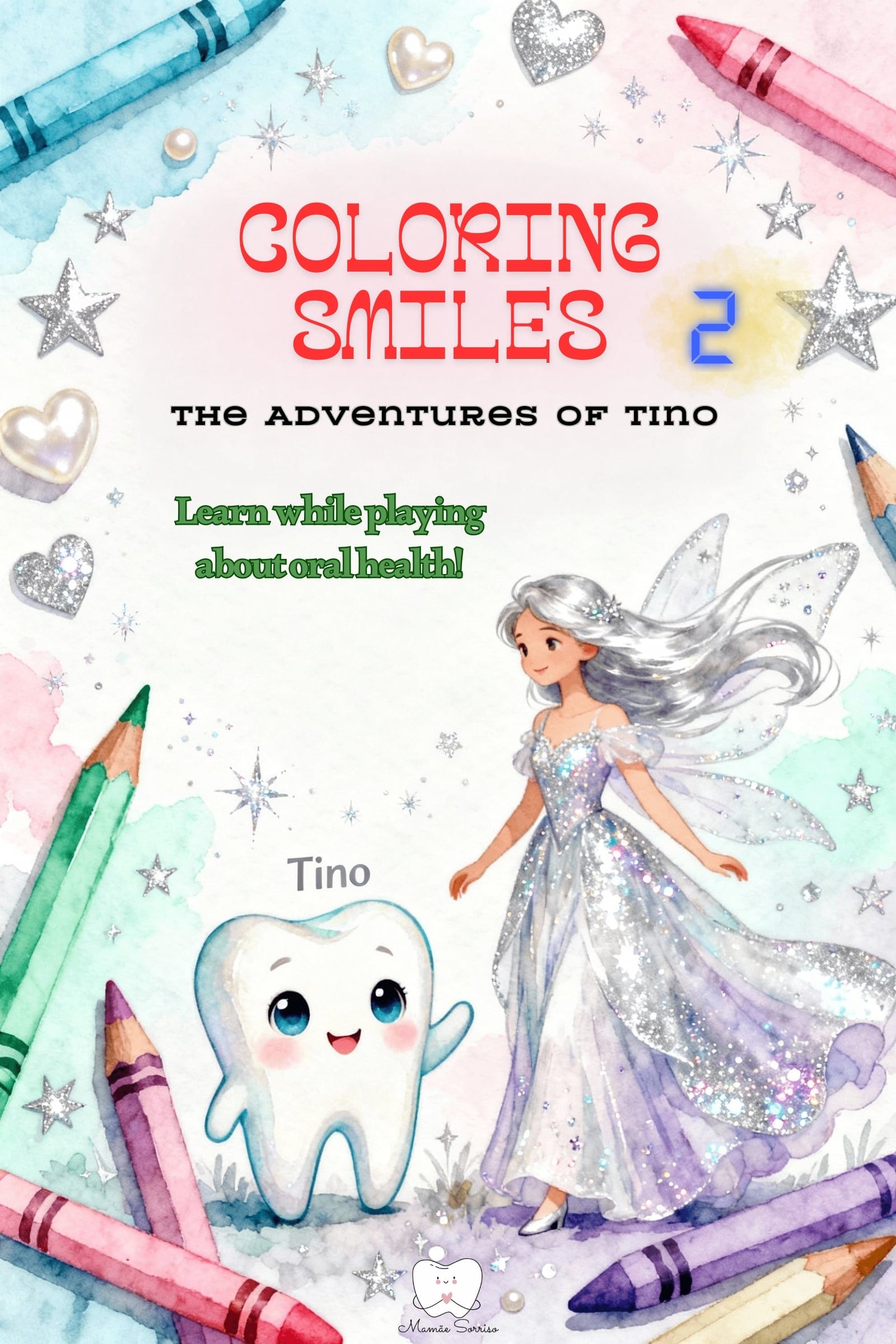 Coloring Smiles 2 book cover in English