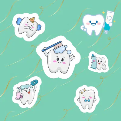 Brush and smile educational poster