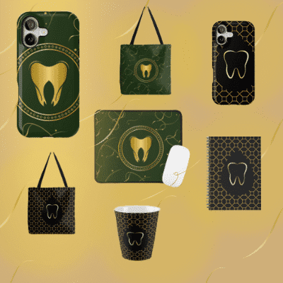 Elegant dental office decor