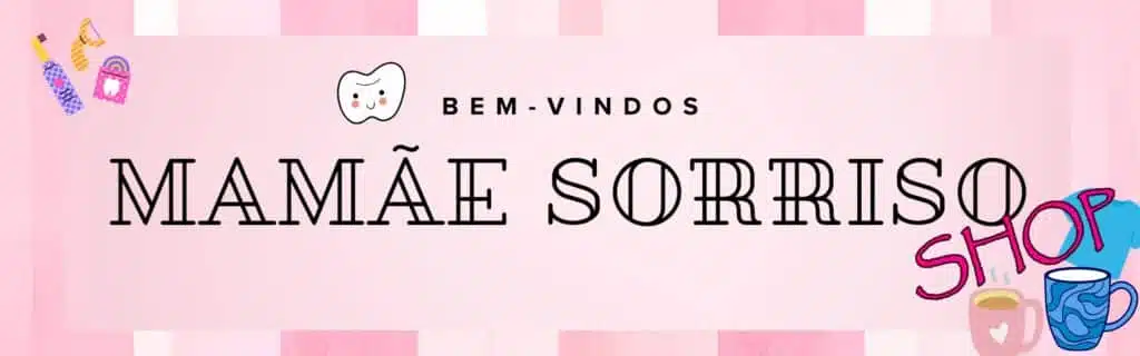 banner lojinha mamãe sorriso shop